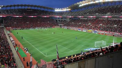 The match begins
