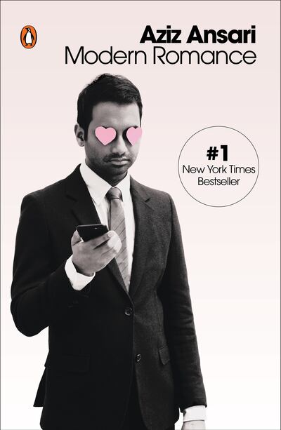 Modern Romance by Aziz Ansari and Eric Klinenberg was a bestseller upon release, but dropped in popularity after Ansari's public scandal. Photo: Penguin Random House