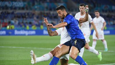 Spinazzola took control of the left flank defensively but had even more of an impact when attacking it. The full-back was unpredictable, able to go both outside and cut back inside on his right throughout the game. EPA