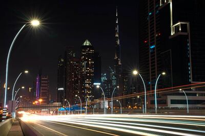Sheikh Zayed Road in Dubai, one of the busiest in the UAE. AP Photo / Jon Gambrell