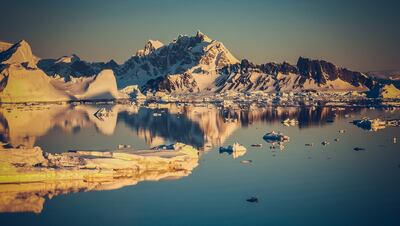 Sea ice has been disappearing at a record rate in the Antarctic Peninsula. PA