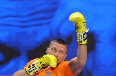 Ukrainian boxer Oleksandr Usyk. AFP