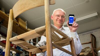Hans Jorgen Wiberg, co-founder of Be My Eyes, a free app that connects blind and low-vision people with sighted volunteers. Courtesy: Christian Erfurt