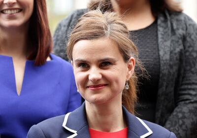 Labour MP Jo Cox, who was murdered in Birstall five years ago. Alamy