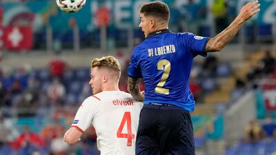 The full-back was less marauding than his opposite partner, but he offered the defensive security that allowed Spinazzola to venture forward. He would often tuck in to a make-shift back three when in transition. EPA