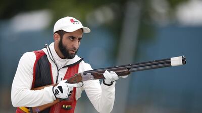 Shooter Saif bin Futtais is dreaming of glory at the Tokyo Olympics. EPA