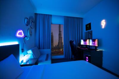 Middle East’s first ever gaming rooms located at Rove Dowtown.