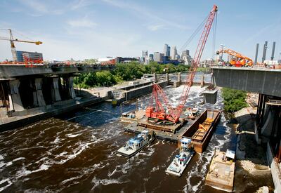 Experts say the rebuilding of Baltimore's Francis Scott Key Bridge likely will take longer, with estimates ranging from 18 months to several years. AP