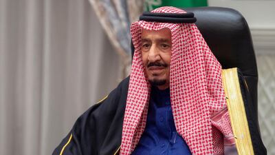 Saudi King Salman chaired last week's cabinet meeting in Jeddah. Spa