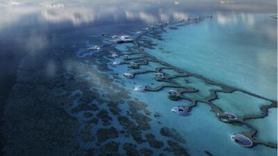 New villas overlooking the Red Sea