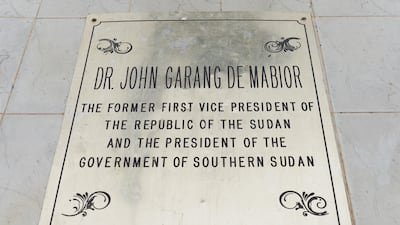 The John Garang Memorial, in Juba, South Sudan. The National