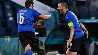 Bonucci didn’t put a foot wrong for his side on the night. He passed the ball comfortably and looked secure defensively when called upon. EPA