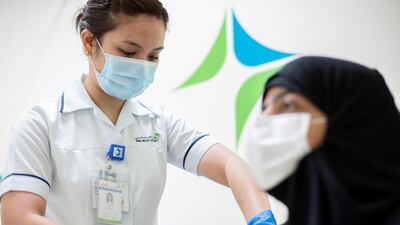 A new treatment against Covid-19 to reduce deaths and hospital admissions by up to 85 per cent has been approved in the UAE. The country aims to vaccinate all eligible adults by the end of 2021. EPA
