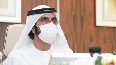 Sheikh Mohammed bin Rashid met the new Dubai Chamber of Commerce team. Dubai Media Office