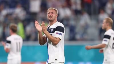 Paulus Arajuuri 7 - Worked hard in defence. Finland have a no-nonsense defender in Arajuuri who was prepared to put his body on the line for his country. EPA