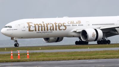 AUCKLAND, NEW ZEALAND - SEPTEMBER 15: An Emirates plane carrying Pfizer vaccines from Denmark arrives at Auckland International Airport. on September 15, 2021 in Auckland, New Zealand. The New Zealand government secured an extra 500,000 doses of the Pfizer COVID-19 vaccine in a deal with Denmark to help boost NZ's vaccination efforts as the country continues to deal with the ongoing Delta coronavirus outbreak. (Photo by Phil Walter / Getty Images)