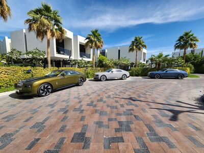 Stationed outside Abu Dhabi's Jumeirah Saadiyat Hotel
