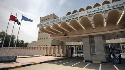 The United Arab Emirates University in Al Ain (Randi Sokoloff / The National)