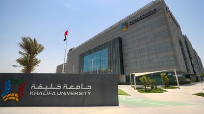 Abu Dhabi, United Arab Emirates - July 17, 2018: Stock images of Khalifa University. Monday, July 17th, 2018 at Khalifa University, Abu Dhabi. Chris Whiteoak / The National