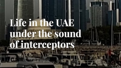 Life in the UAE under the sound of interceptors